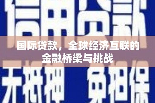 郸城国际贷款，全球经济互联的金融桥梁与挑战