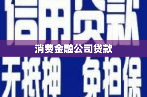 郸城消费金融公司贷款