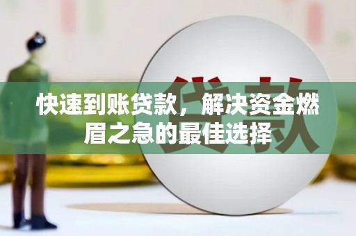 郸城快速到账贷款，解决资金燃眉之急的最佳选择