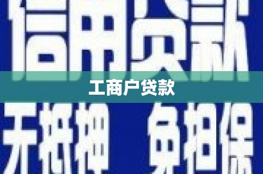 郸城工商户贷款