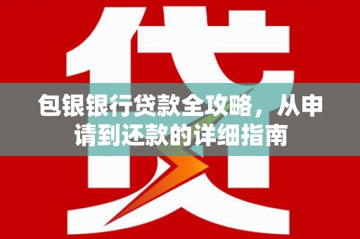 郸城包银银行贷款全攻略，从申请到还款的详细指南