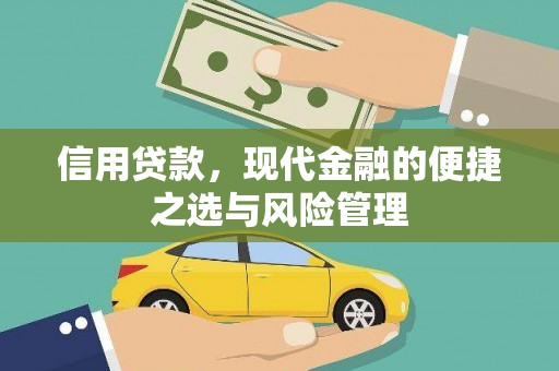 郸城信用贷款，现代金融的便捷之选与风险管理