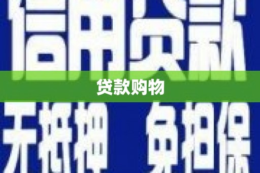 郸城贷款购物