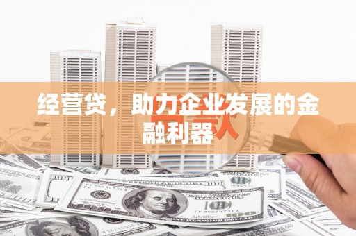 郸城经营贷，助力企业发展的金融利器