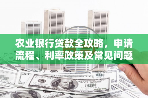 郸城农业银行贷款全攻略，申请流程、利率政策及常见问题解析