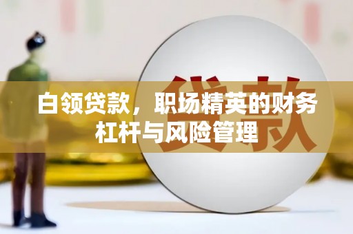 郸城白领贷款，职场精英的财务杠杆与风险管理
