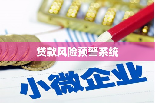 郸城贷款风险预警系统