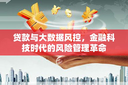 郸城贷款与大数据风控，金融科技时代的风险管理革命