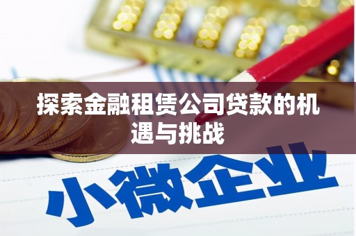 郸城探索金融租赁公司贷款的机遇与挑战