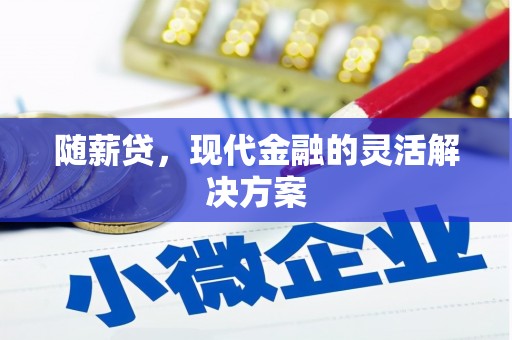 郸城随薪贷，现代金融的灵活解决方案