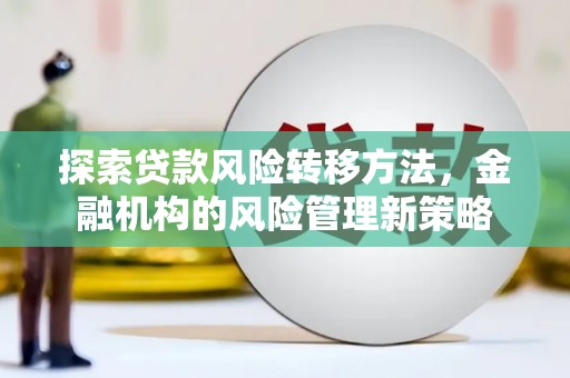 郸城探索贷款风险转移方法，金融机构的风险管理新策略