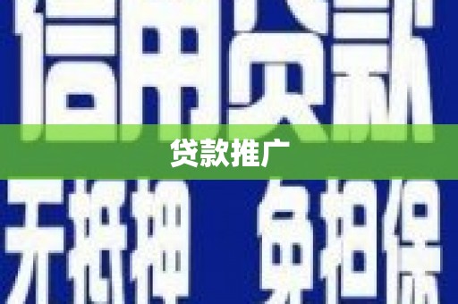 郸城贷款推广