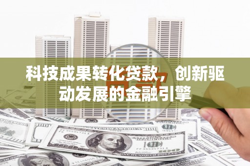 郸城科技成果转化贷款，创新驱动发展的金融引擎