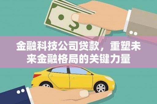 郸城金融科技公司贷款，重塑未来金融格局的关键力量