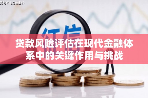 郸城贷款风险评估在现代金融体系中的关键作用与挑战