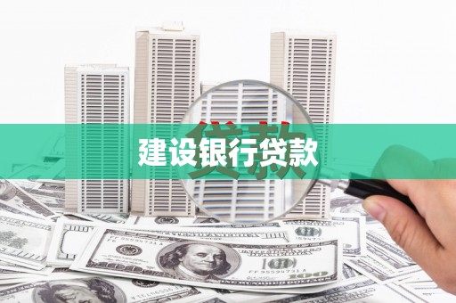 郸城建设银行贷款