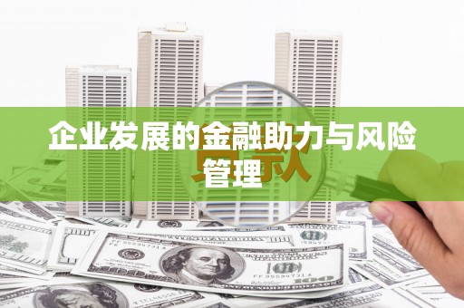 郸城企业发展的金融助力与风险管理