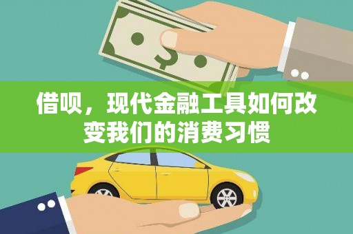 郸城借呗，现代金融工具如何改变我们的消费习惯