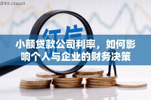 郸城小额贷款公司利率，如何影响个人与企业的财务决策