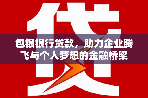 郸城包银银行贷款，助力企业腾飞与个人梦想的金融桥梁
