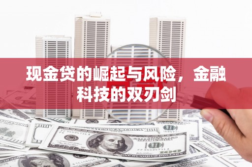 郸城现金贷的崛起与风险，金融科技的双刃剑