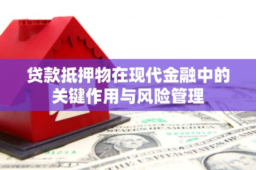 郸城贷款抵押物在现代金融中的关键作用与风险管理