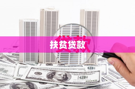 郸城扶贫贷款