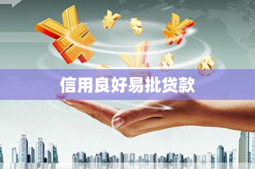 郸城信用良好易批贷款