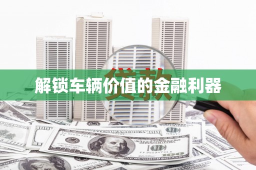 郸城解锁车辆价值的金融利器