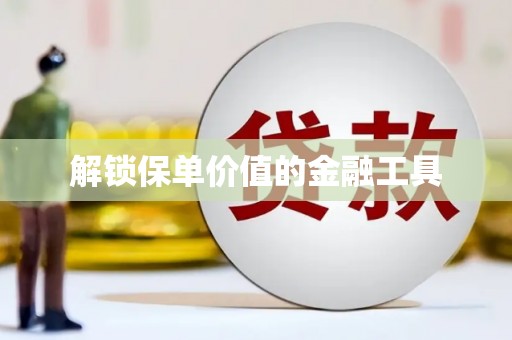 郸城解锁保单价值的金融工具
