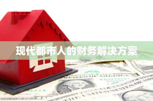 郸城现代都市人的财务解决方案