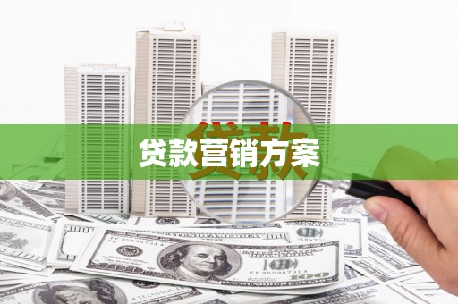 郸城贷款营销方案