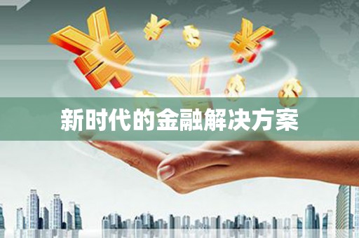 郸城新时代的金融解决方案