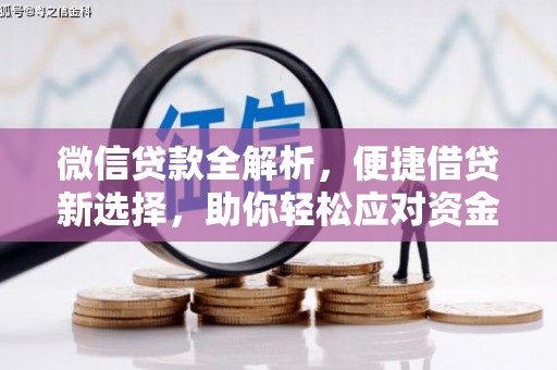 郸城微信贷款全解析，便捷借贷新选择，助你轻松应对资金需求