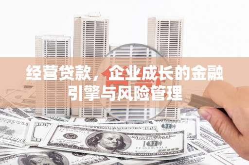 郸城经营贷款，企业成长的金融引擎与风险管理