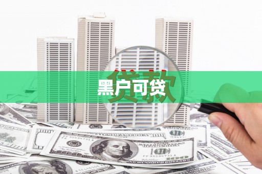 郸城黑户可贷
